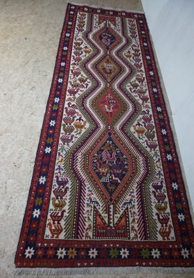 Vintage Middle Eastern Wool Kilim Carpet, 1960s-EA-565782