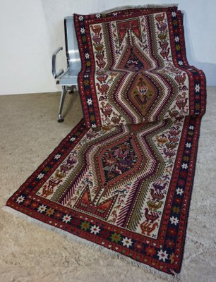 Vintage Middle Eastern Wool Kilim Carpet, 1960s-EA-565782