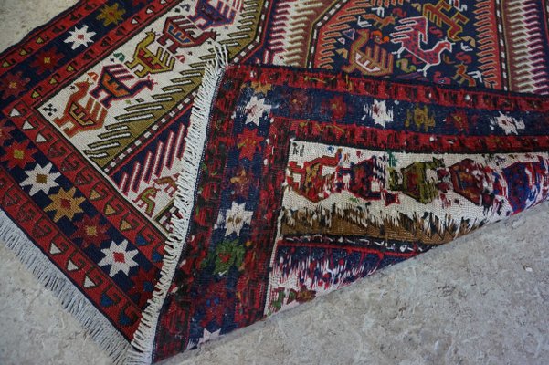 Vintage Middle Eastern Wool Kilim Carpet, 1960s-EA-565782