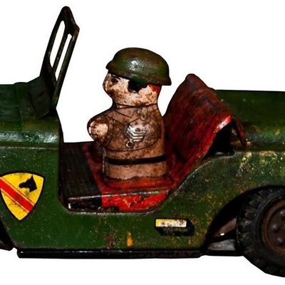 Vintage Military Jeep Toy-ZCI-752671