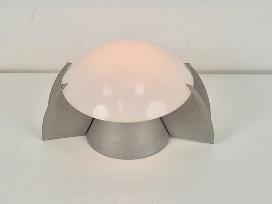 Vintage Milk Glass Papillon Ceiling Lamp from Solzi Luce, Italy, 1980s-AXJ-2027125