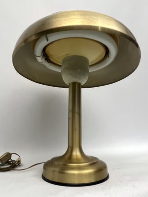 Vintage Ministerial Gilded Table Lamp, Italy, 1950s-OT-1702228