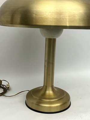 Vintage Ministerial Gilded Table Lamp, Italy, 1950s-OT-1702228