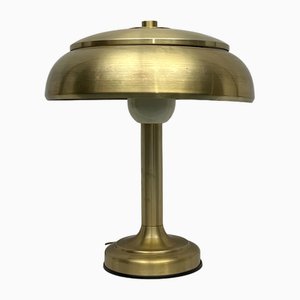 Vintage Ministerial Gilded Table Lamp, Italy, 1950s-OT-1702228