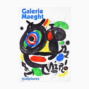 Vintage Mirò Exhibition Poster Galerie Maeght - 1970 1970-ZCI-761745