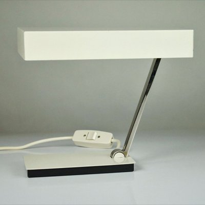 Vintage Model 6878 Table Lamp in White from Kaiser, 1960s-FUP-965519