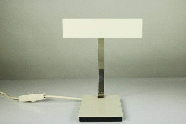 Vintage Model 6878 Table Lamp in White from Kaiser, 1960s-FUP-965519