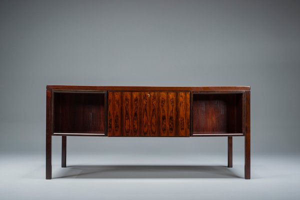 Vintage Model 77 Freestanding Executive Desk by Omann Jun, 1960s-ZZH-1765593