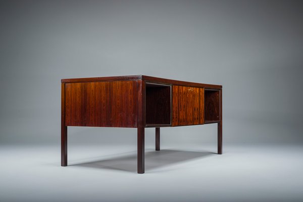 Vintage Model 77 Freestanding Executive Desk by Omann Jun, 1960s-ZZH-1765593