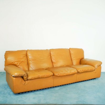 Vintage Model Bonheur 2-Seat Sofa & Armchairs by Ammannati & Calves, 1970s, Set of 3-ZLY-750152