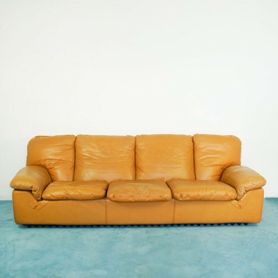 Vintage Model Bonheur 2-Seat Sofa & Armchairs by Ammannati & Calves, 1970s, Set of 3-ZLY-750152