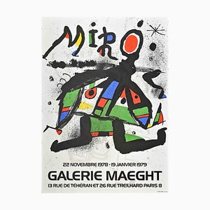 Vintage Modern Art Museum Poster after Joan Miro, 1978-ZCI-1788486