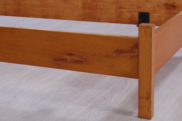 Vintage Modern Wood Bed Frame, 1960s, Set of 2-XSG-1363675