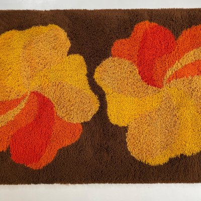 Vintage Modernist German High Pile Rug in Panton Style, 1970s-QZ-1184035