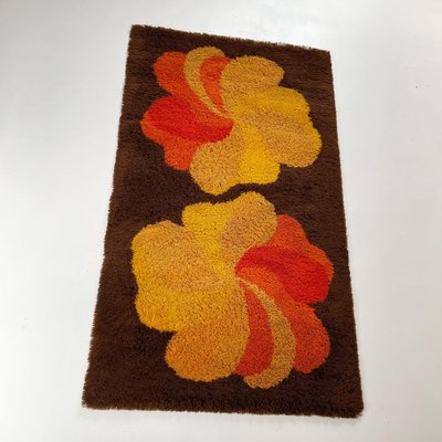 Vintage Modernist German High Pile Rug in Panton Style, 1970s-QZ-1184035