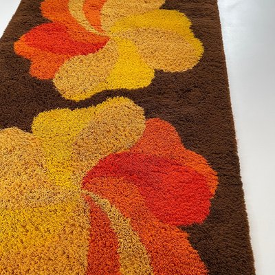 Vintage Modernist German High Pile Rug in Panton Style, 1970s-QZ-1184035