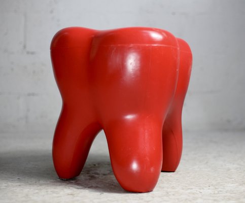 Vintage Molar Stool in Plastic, 1980s-MAO-1756414