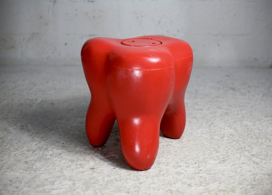 Vintage Molar Stool in Plastic, 1980s-MAO-1756414