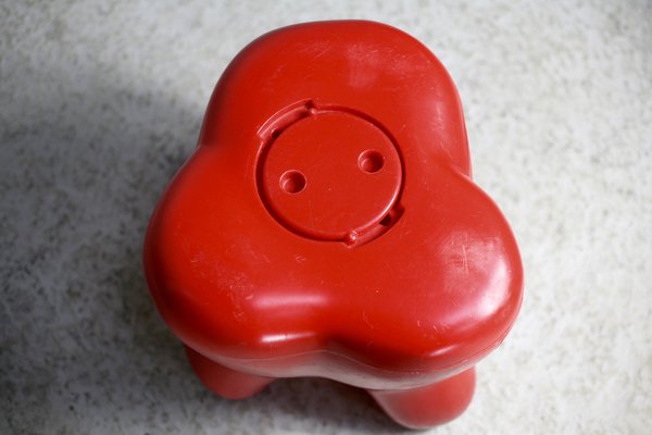 Vintage Molar Stool in Plastic, 1980s-MAO-1756414