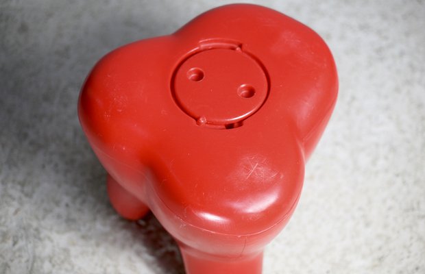 Vintage Molar Stool in Plastic, 1980s-MAO-1756414