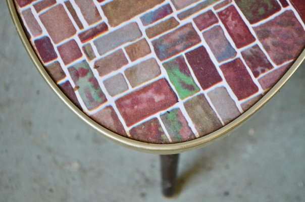 Vintage Mosaic Plant Holder Tray, 1960s-AIU-2033745