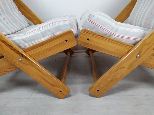 Vintage Mountain Folding Chairs, 1970s, Set of 3-EAD-1816198