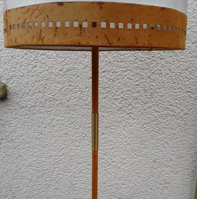 Vintage Mounting Lamp on a Brass Grading with Brass Rod, 1970s-HOI-1000381