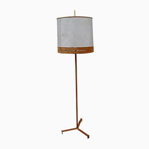 Vintage Mounting Lamp on a Brass Grading with Brass Rod, 1970s-HOI-1000381