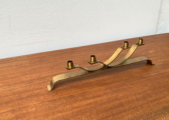 Vintage Movable Brass Candleholder, 1970s-UAH-1342043