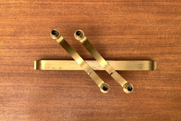 Vintage Movable Brass Candleholder, 1970s-UAH-1342043