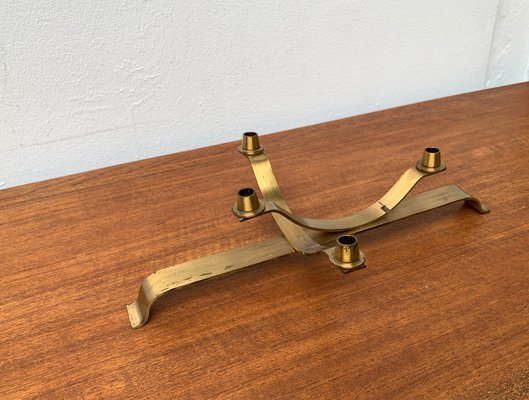 Vintage Movable Brass Candleholder, 1970s-UAH-1342043