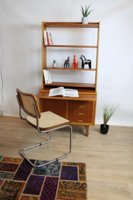 Vintage Multi-Function Teak Bookcase attributed to Johannes Andersen, 1960s-HJY-2020355