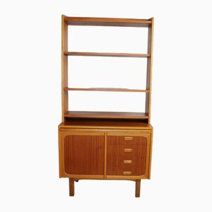 Vintage Multi-Function Teak Bookcase attributed to Johannes Andersen, 1960s-HJY-2020355