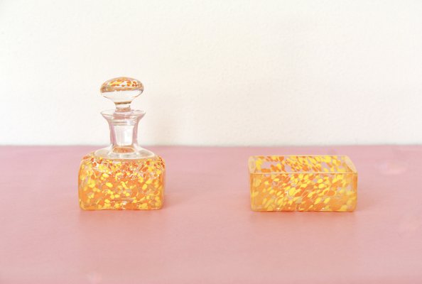 Vintage Murano Bathroom Set from La Murrina, Italy, 1970s, Set of 2-HUY-1748876