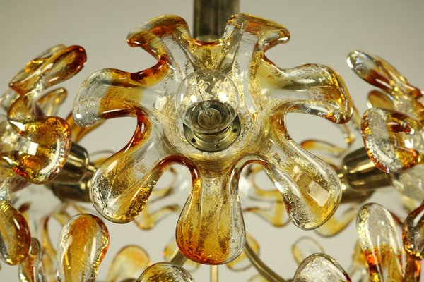 Vintage Murano Glass Blossom Pendant Lamp from Mazzega, 1960s-FUP-664524