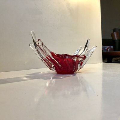 Vintage Murano Glass Bowl by Fratelli Toso, 1960s-LCR-898163