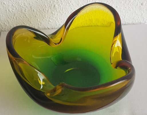 Vintage Murano Glass Bowls, 1960s, Set of 2-QDP-1295761