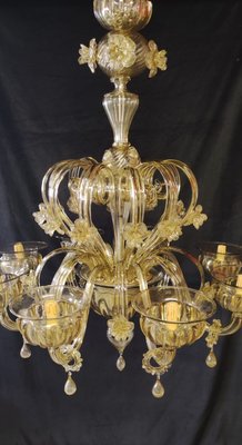 Vintage Murano Glass Chandelier, 1970s-INI-2021857