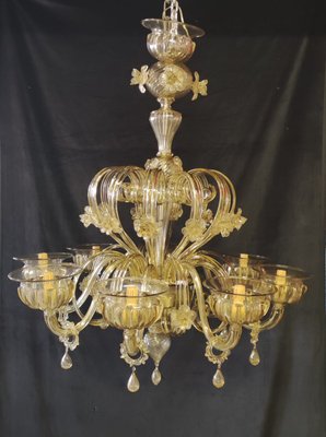 Vintage Murano Glass Chandelier, 1970s-INI-2021857