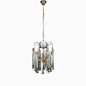 Vintage Murano Glass Chandelier by Paolo Venini, 1960s-WQC-1189561