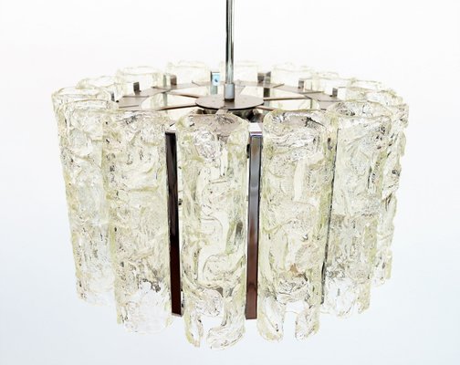 Vintage Murano Glass Chandelier from Barovier & Toso, 1970s-VNE-705006