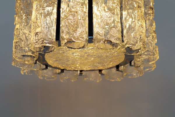 Vintage Murano Glass Chandelier from Barovier & Toso, 1970s-VNE-705006