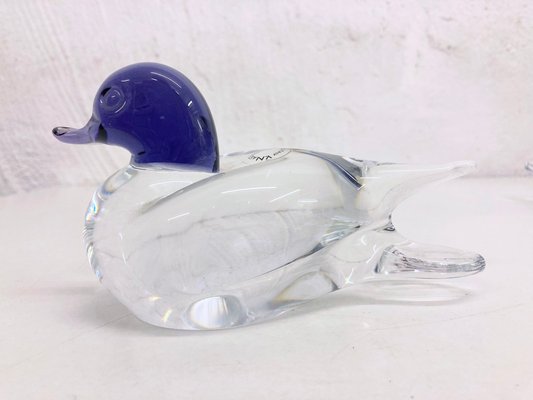 Vintage Murano Glass Ducks, Set of 2-AET-1231464