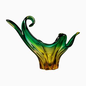 Vintage Murano Glass Fruit Bowl, 1950s-FUP-1251362