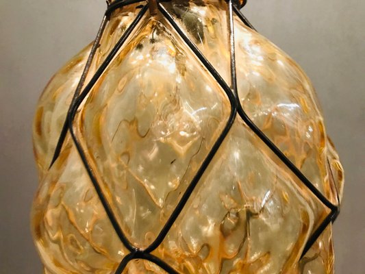 Vintage Murano Glass Pendant Lamp, 1950s-JJC-554774