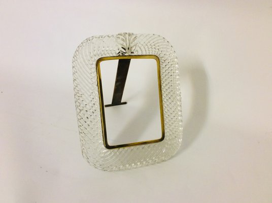 Vintage Murano Glass Photo Frame, 1940s-QZG-2028837