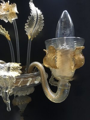 Vintage Murano Glass Sconces, Set of 2-XQC-564550