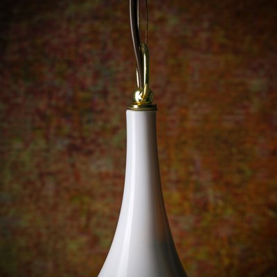 Vintage Murano Glass Semi Pendant Lamp from Vetri Murano, Italy, 1970s-QBR-1435971