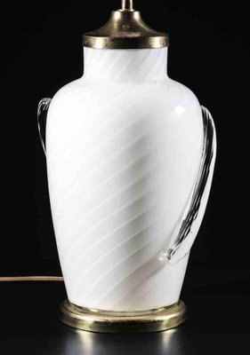 Vintage Murano Glass Table Lamp, Italy, Mid-20th Century-ZCI-1378424