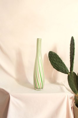 Vintage Murano Lollipop Vase, 1970s-HUY-830342